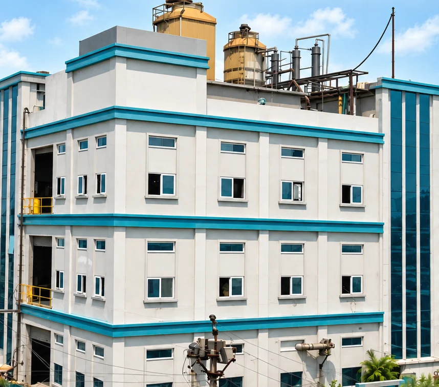 Production Block and Solvent Recovery